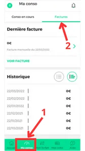 Factures application RED et Moi